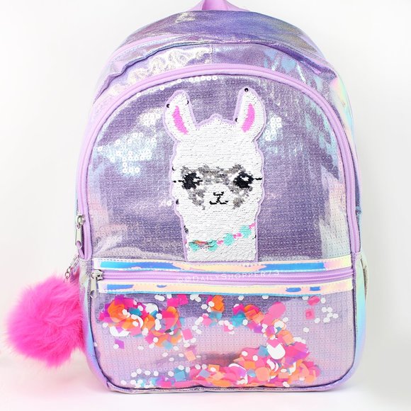 justice llama backpack